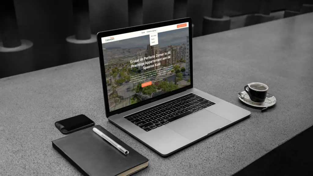 Webdesign for Casa Callewaert